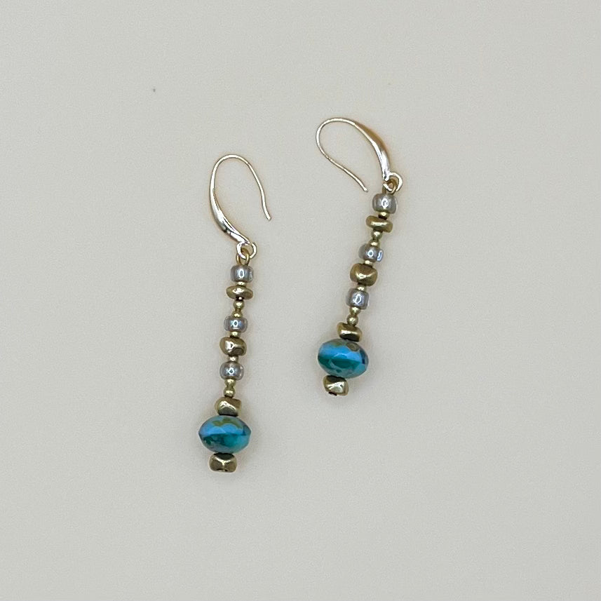 Everything Earrings – Handmade Czech Glass Drop Earrings