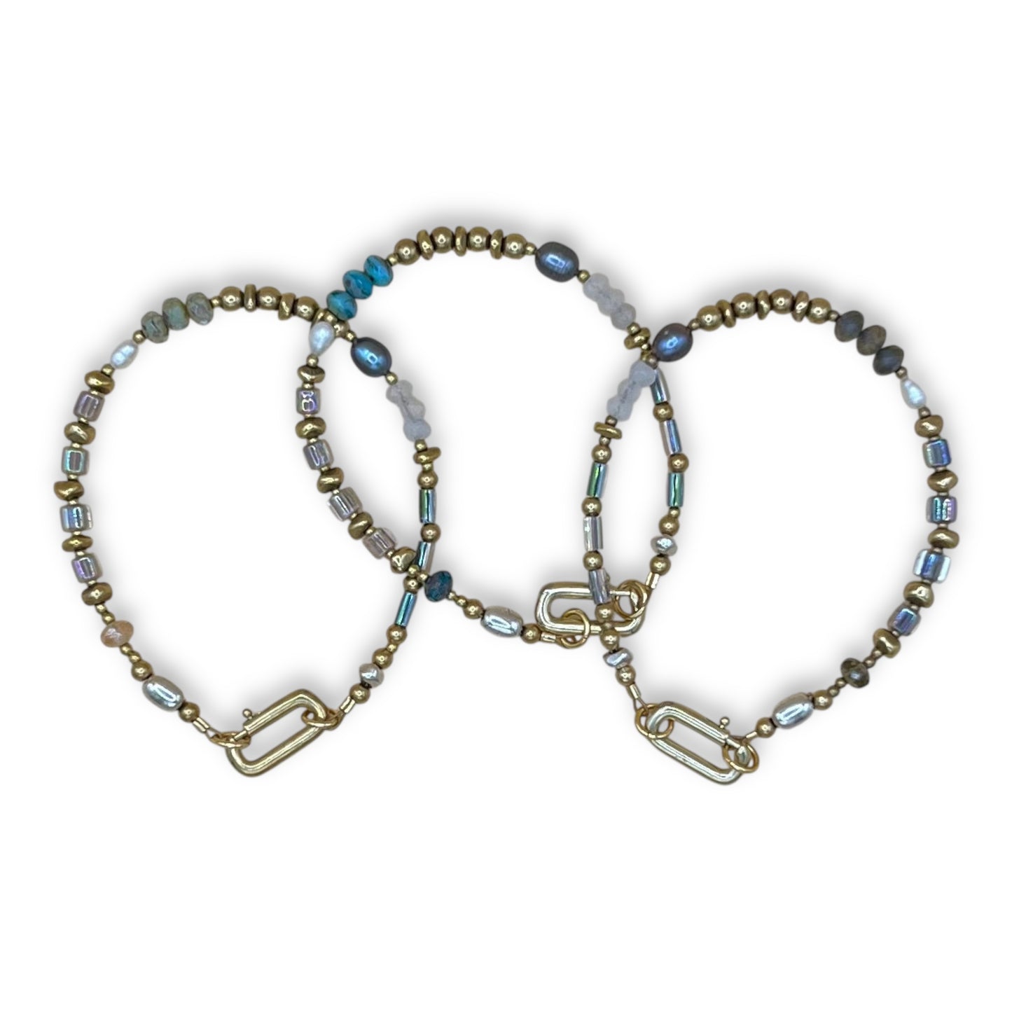 Everything Pearl & Gemstone Bracelet - Pastel