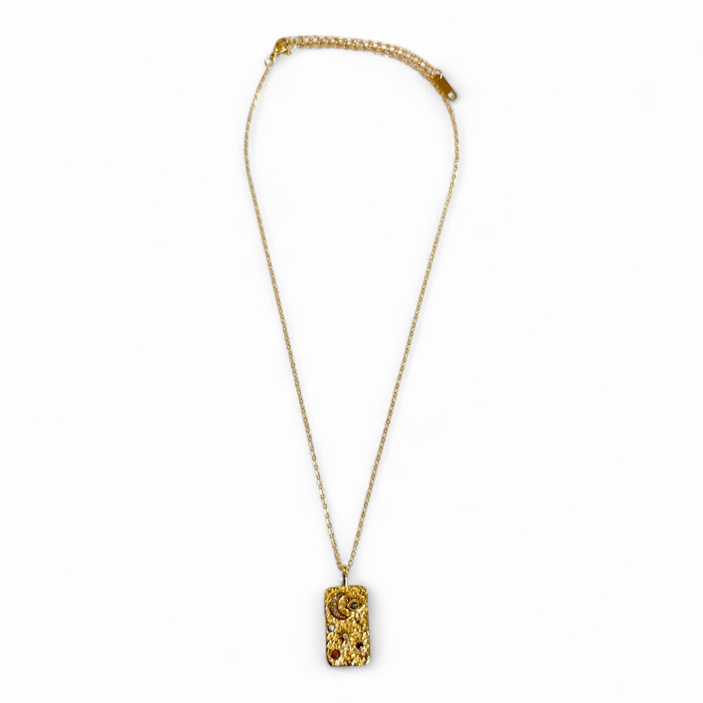 Multi-Color Celestial Pendant Necklace