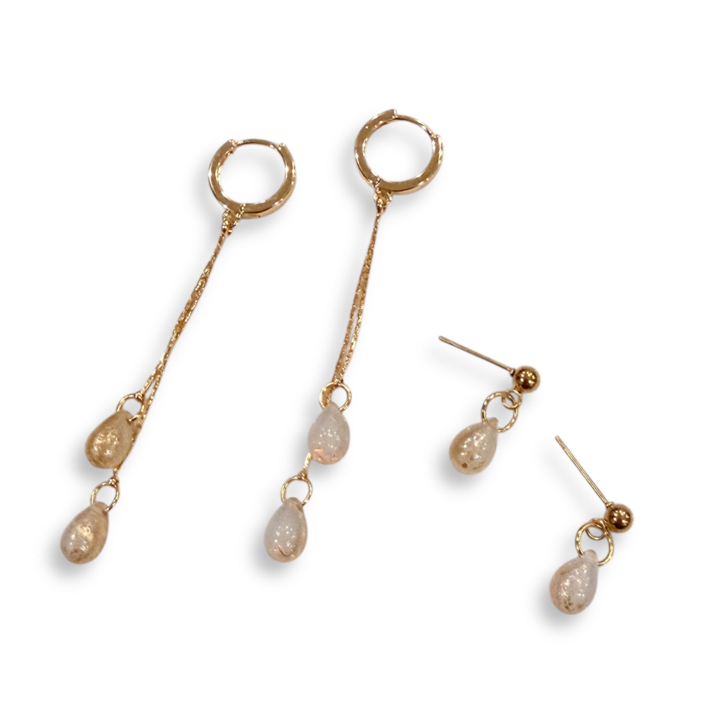 Sun Drop Stud Earrings