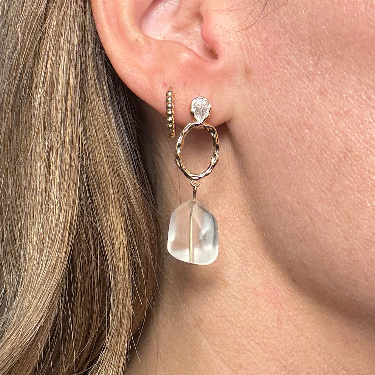 Ice and Fog Earrings