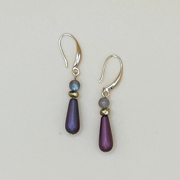 Stone Drip Earrings