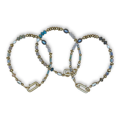 Everything Pearl & Gemstone Bracelet - Pastel