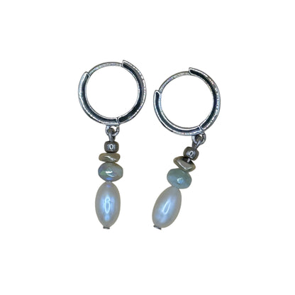 Beachcomber Earrings - Silver