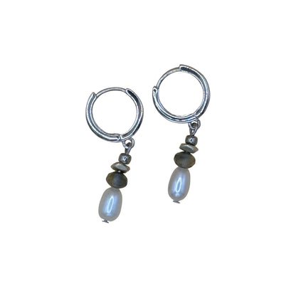 Beachcomber Earrings - Silver