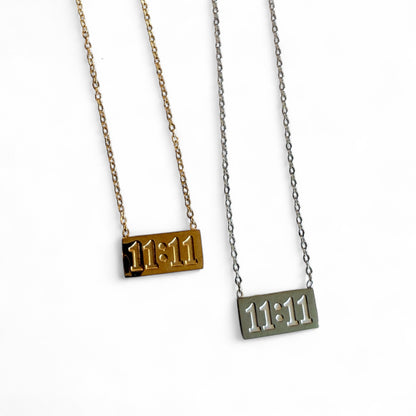 11:11 Wish Bar Necklace