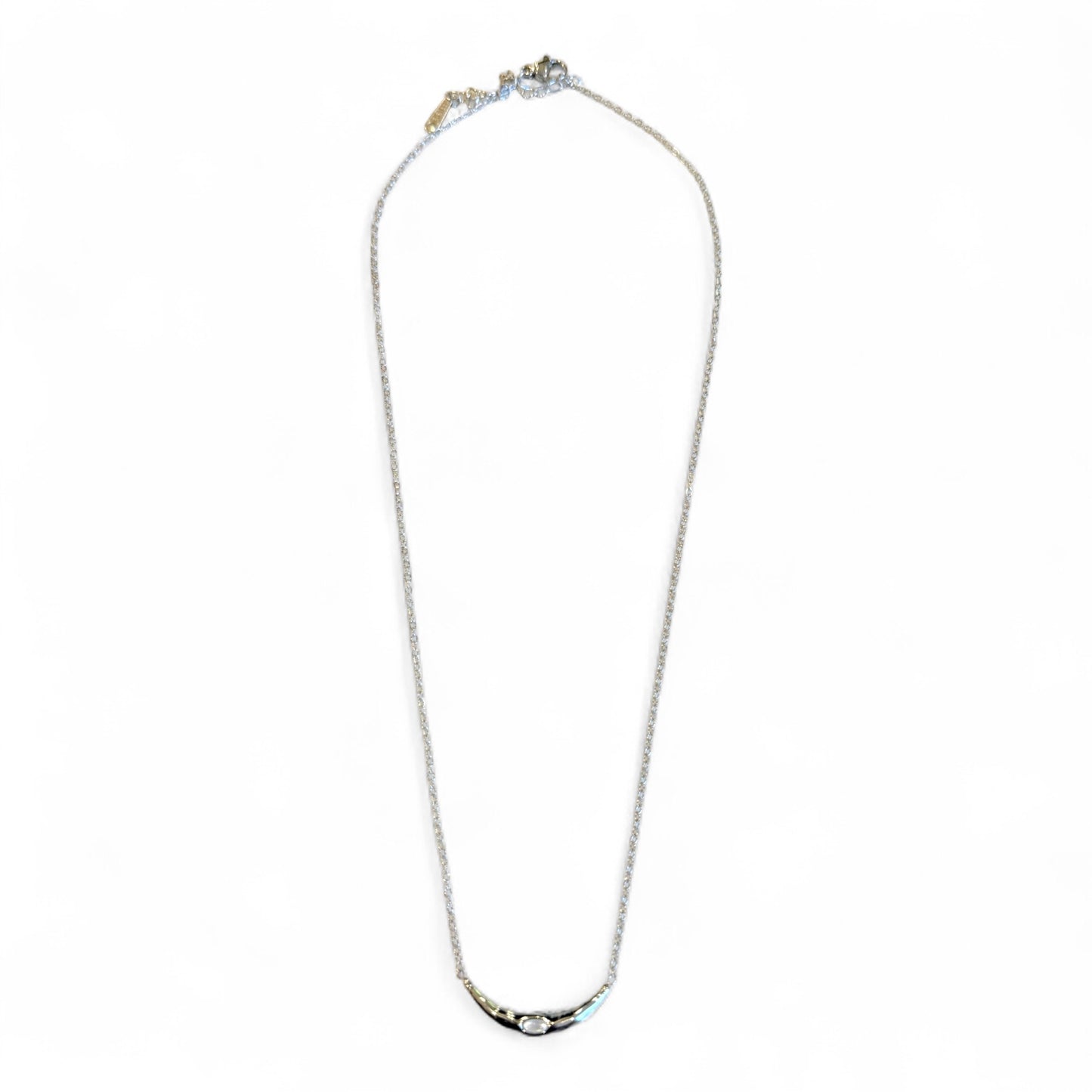 Crescent Quartz Bar Necklace