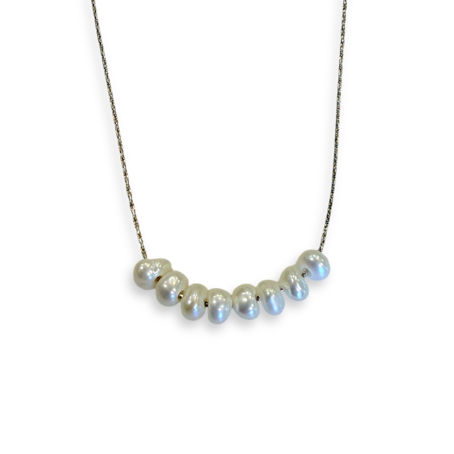 Freshwater Pearl Beads Chain Necklace