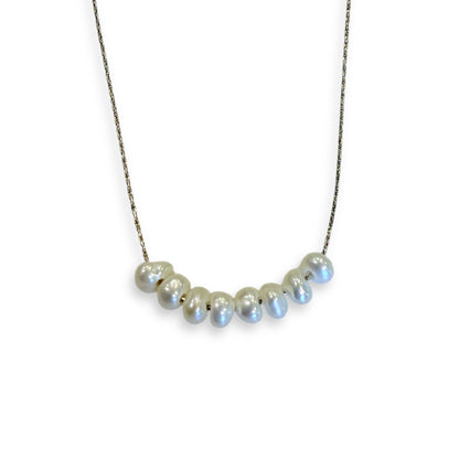 Freshwater Pearl Beads Chain Necklace