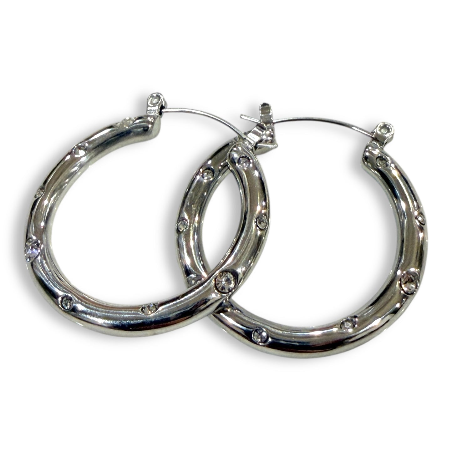 Stainless Steel Tube Hoop Earrings