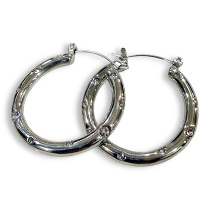 Stainless Steel Tube Hoop Earrings
