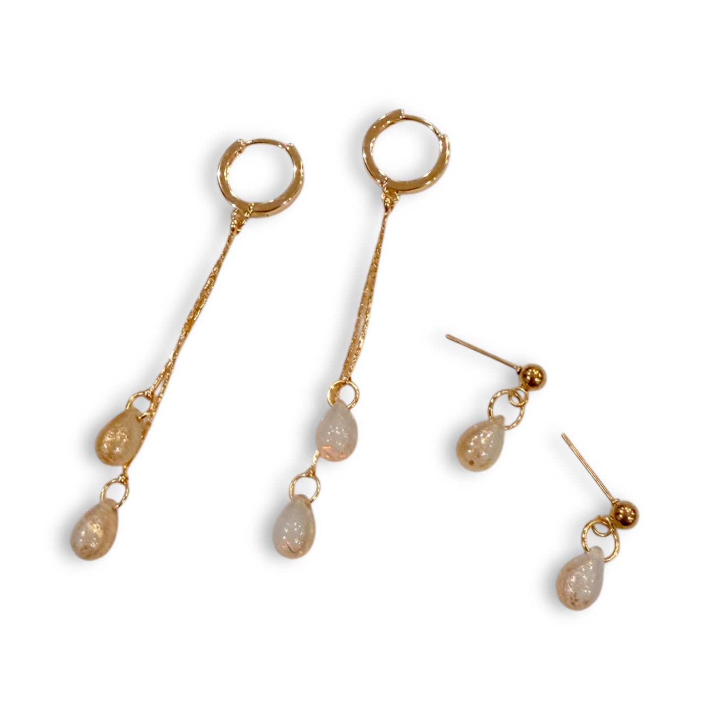 Sun Drop Tassle Earrings