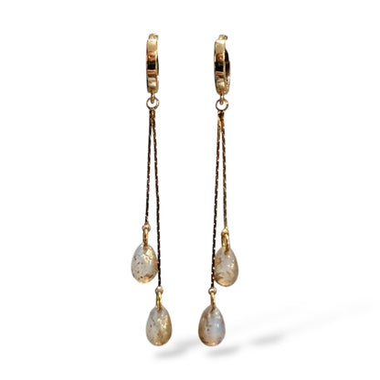 Sun Drop Tassle Earrings