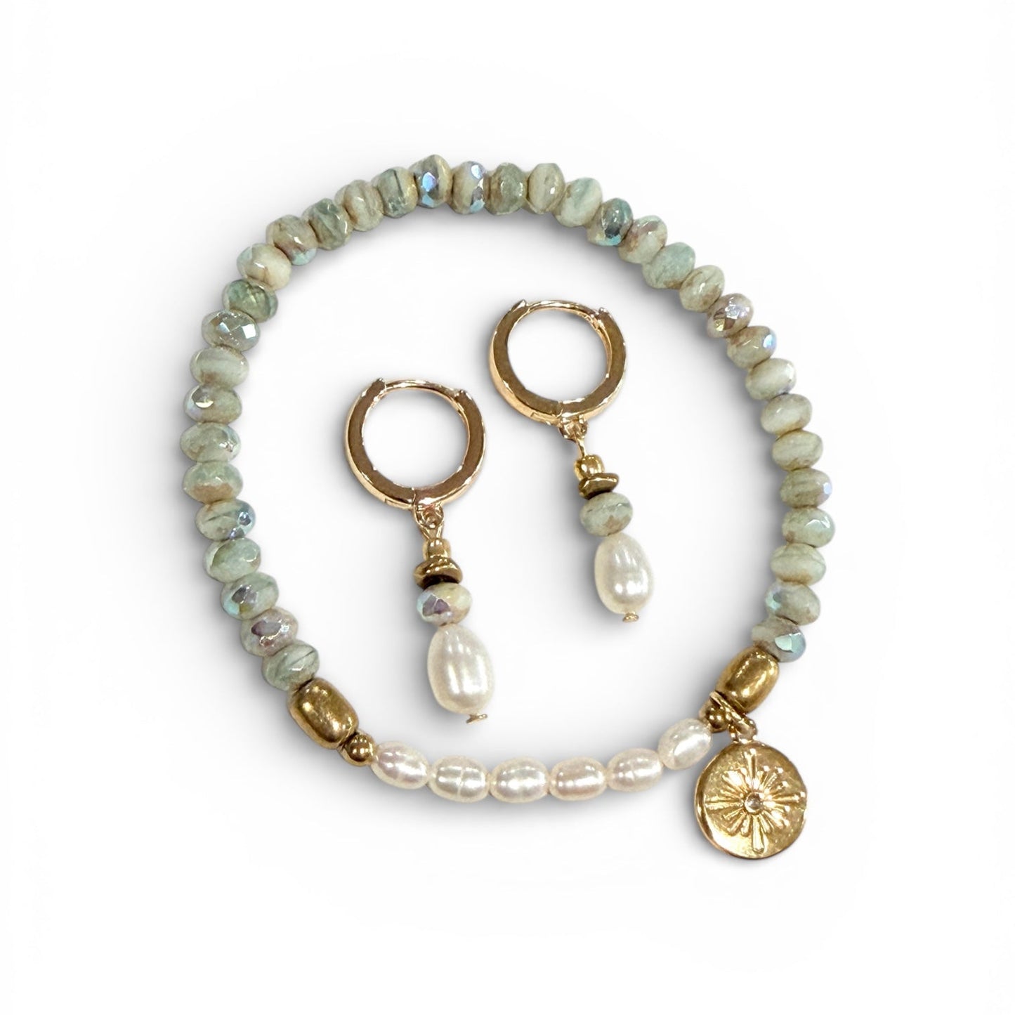 Beachcomber Pearl Earrings - Ice