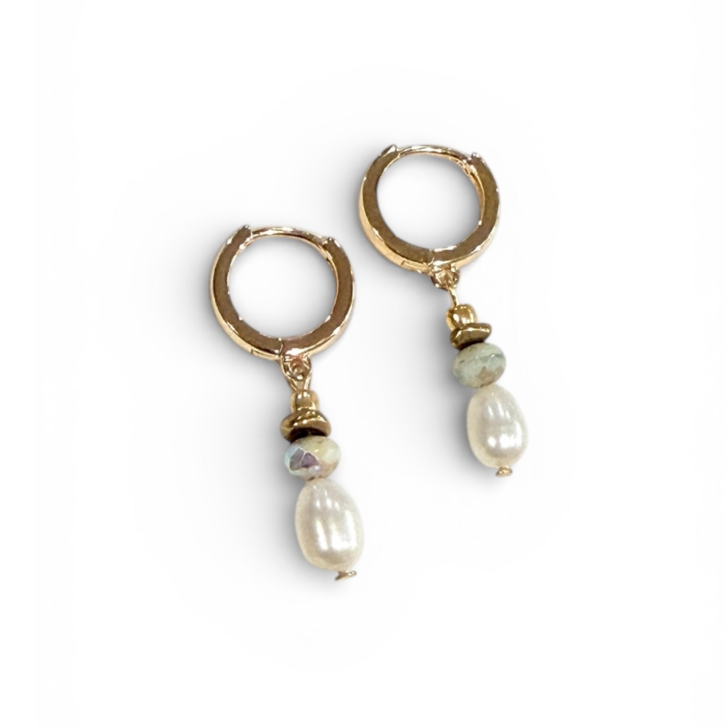 Beachcomber Pearl Earrings - Ice